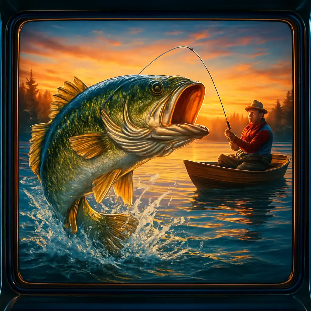 Big Bass Splash slot game screen on MetroBetz