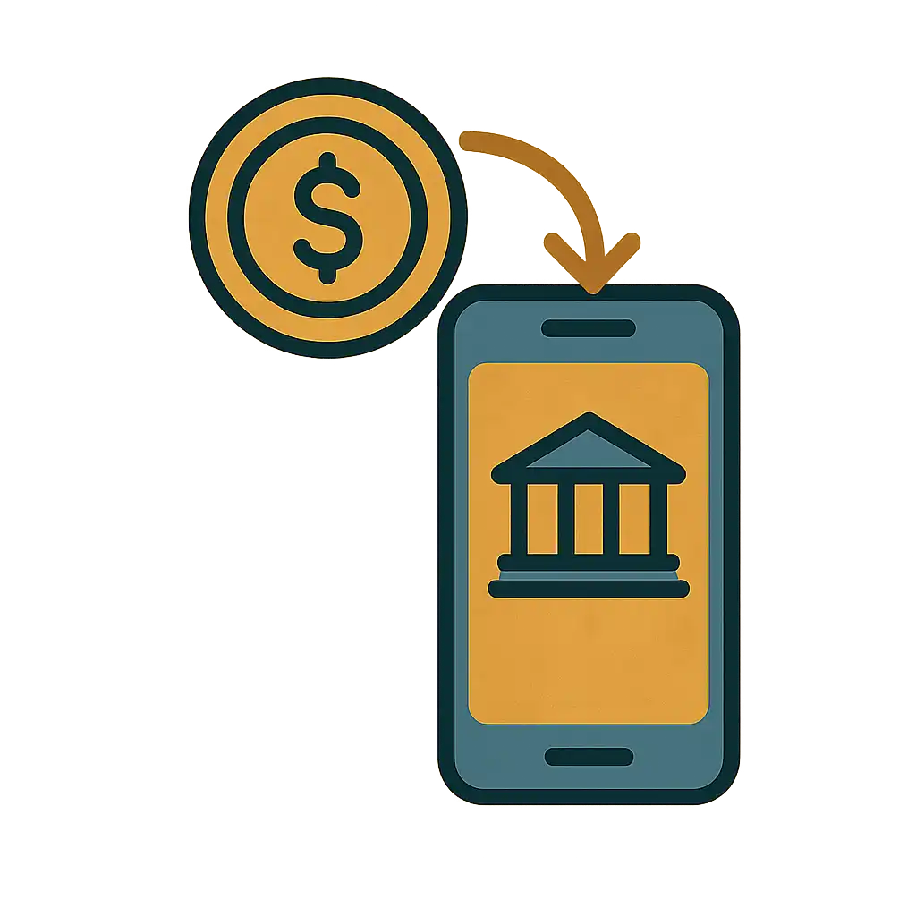 Fund with Interac illustration on MetroBetz